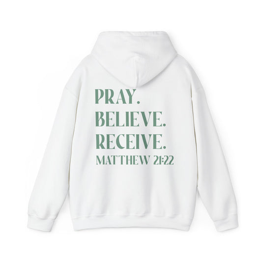 Pray, Believe, Receive Regular Hoodie